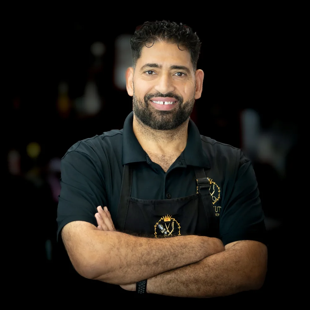 Badeer Fahmy, principal barber at CNB Cut